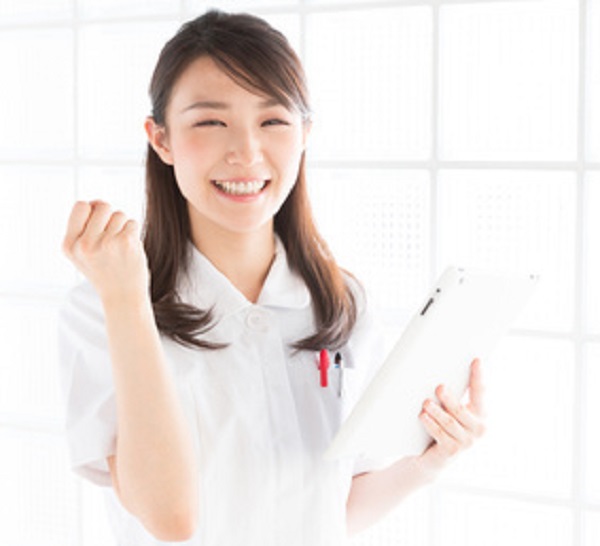 笑顔のナース タブレット